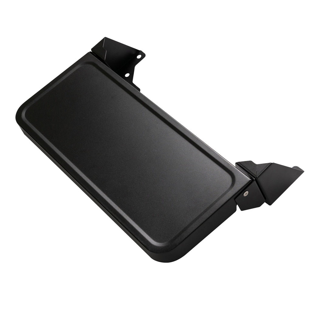Shelf and brackets from side angle