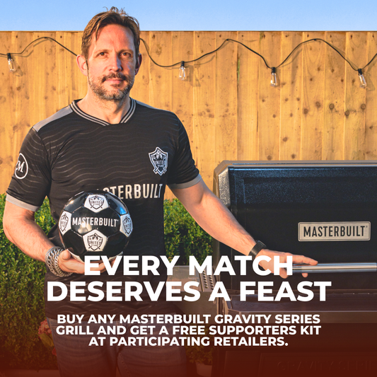 Get a free supporter kit with your new Masterbuilt Gravity Series