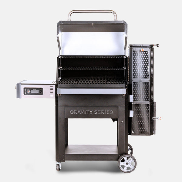 Gravity Series 1050 Digital Charcoal BBQ + Smoker, Open