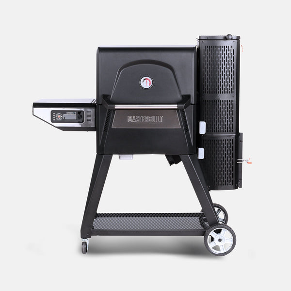 Plancha + Barbecue + Fumoir au Charbon Numériques Gravity Series 800