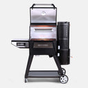 Gravity Series 560 open to show grill plates